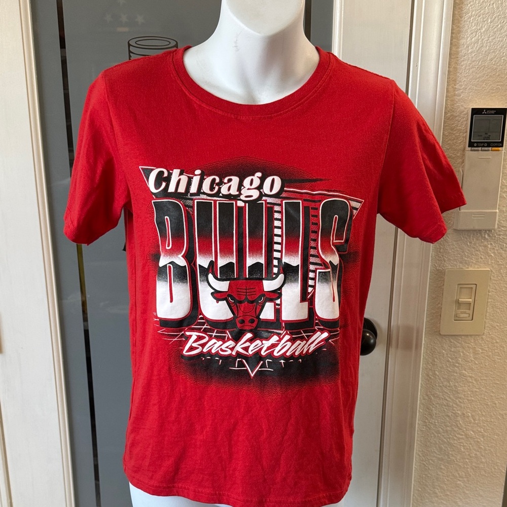 NBA Chicago Bulls Kids Red Basketball Tee